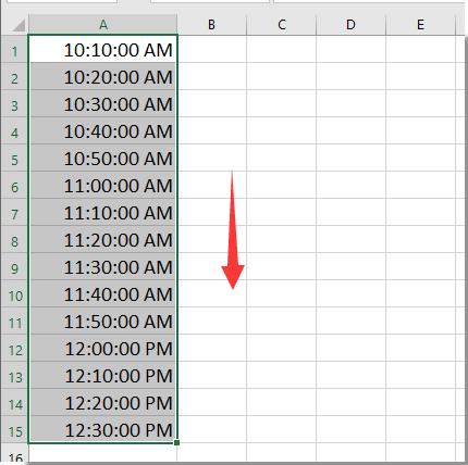 Hướng dẫn cách thêm thời gian với sự gia tăng về giờ/phút/giây trong Excel